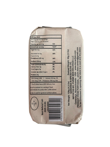 Cantara Vintage Spiced Sardines in Olive Oil - 6 Pack